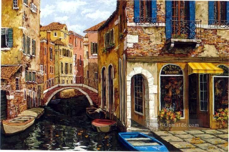 YXJ0436e Impressionismus Venedig Landschaft Ölgemälde